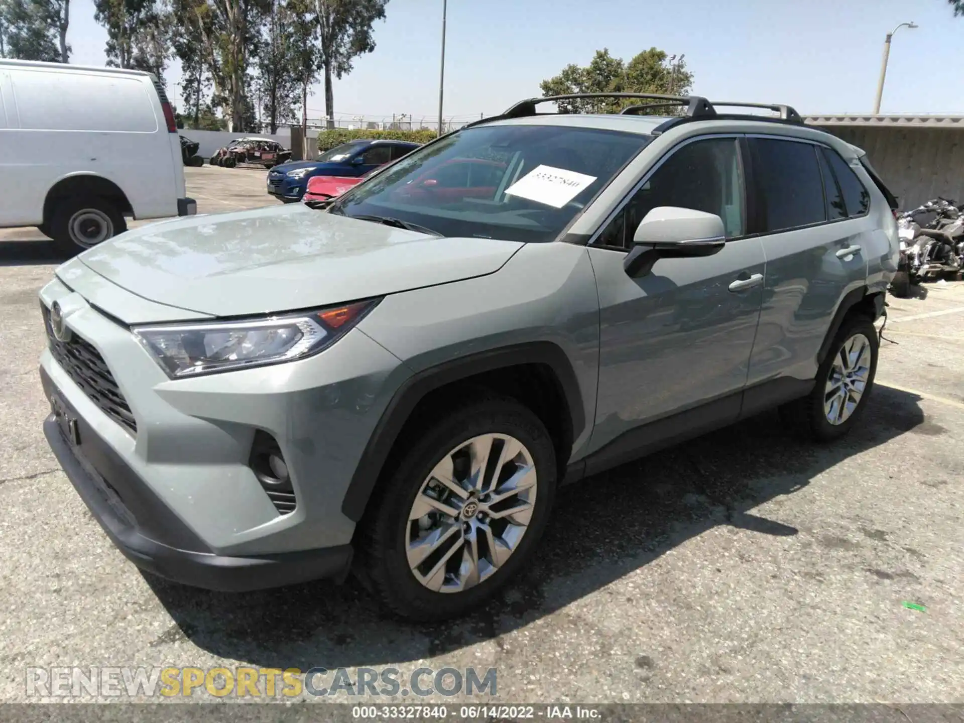 2 Photograph of a damaged car 2T3C1RFVXMW183720 TOYOTA RAV4 2021