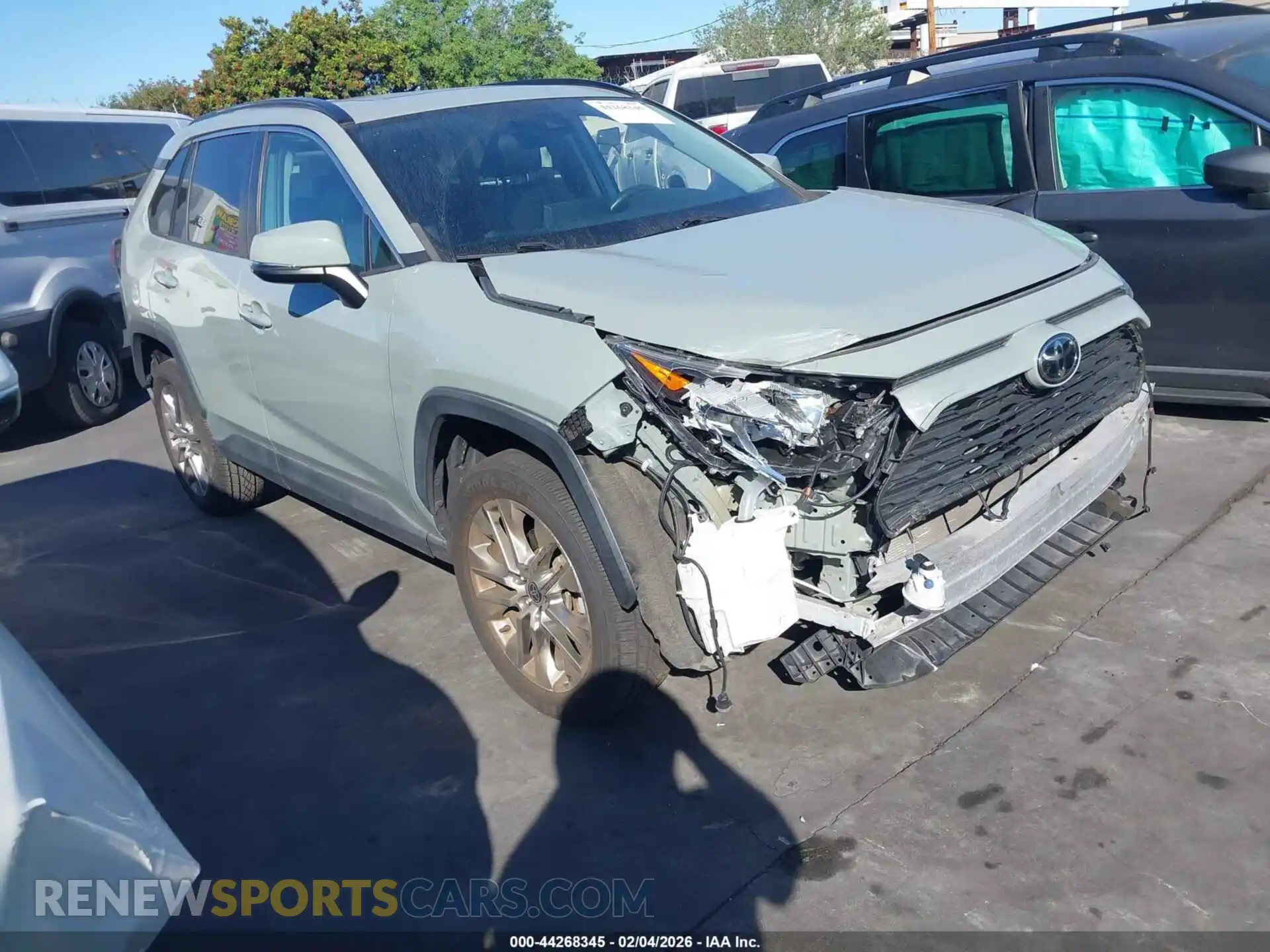 1 Photograph of a damaged car 2T3C1RFVXMW184351 TOYOTA RAV4 2021