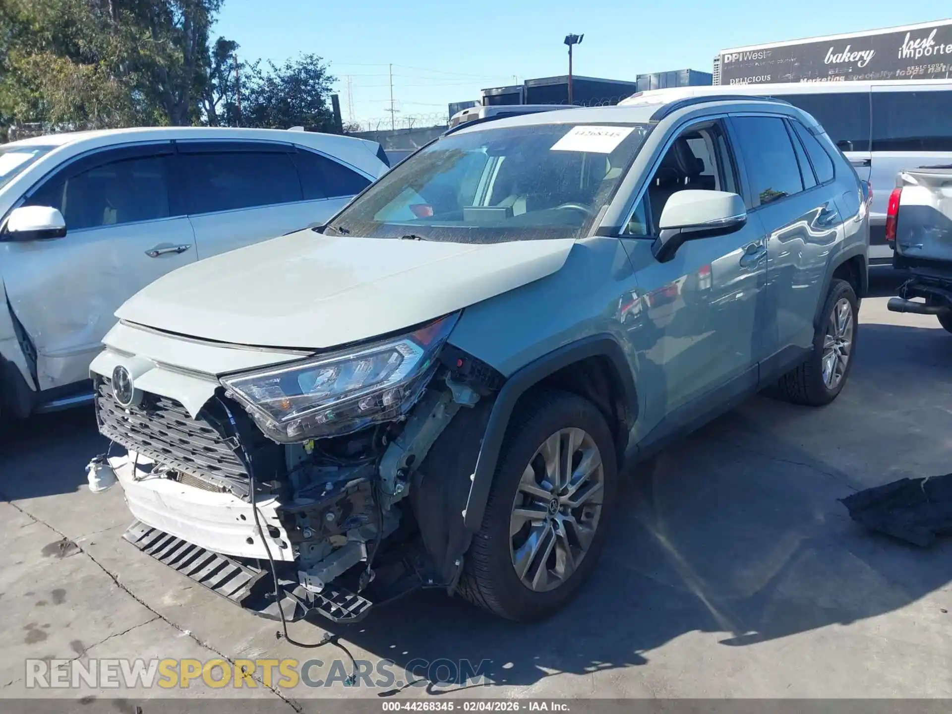 2 Photograph of a damaged car 2T3C1RFVXMW184351 TOYOTA RAV4 2021