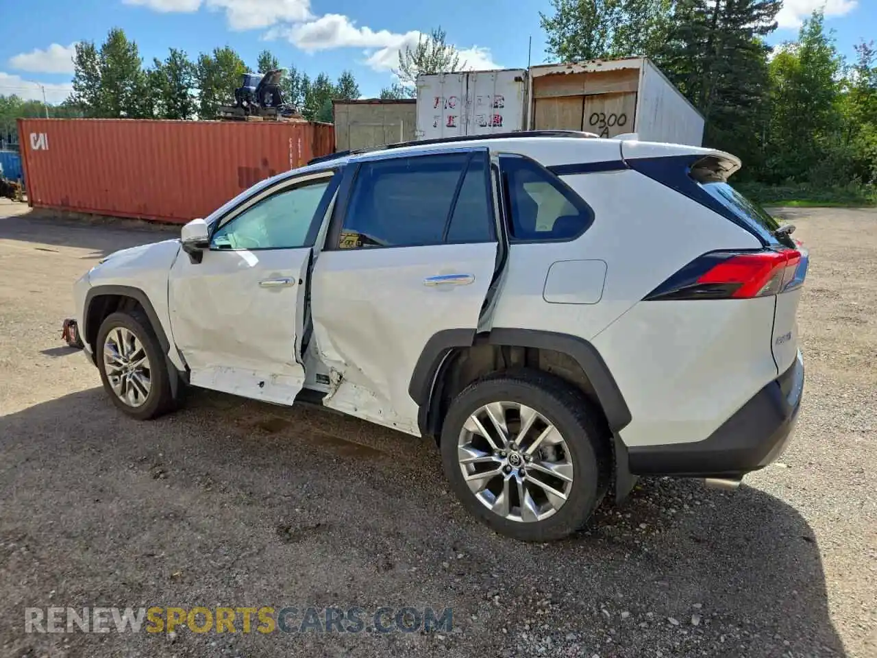 2 fotografías del automóvil dañado 2T3D1RFV7MW209047 TOYOTA RAV4 2021
