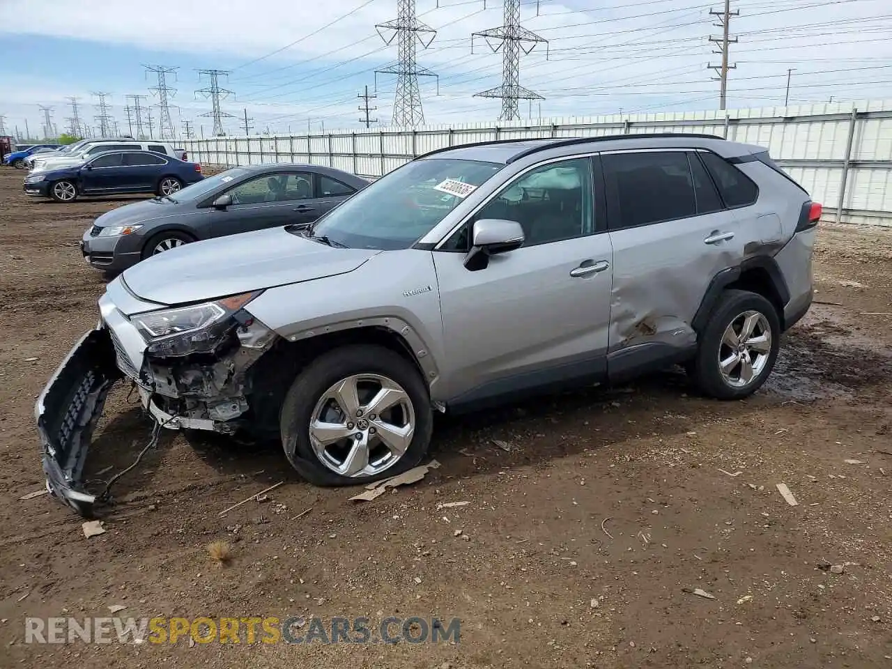 1 Photograph of a damaged car 2T3D6RFVXMW020507 TOYOTA RAV4 2021