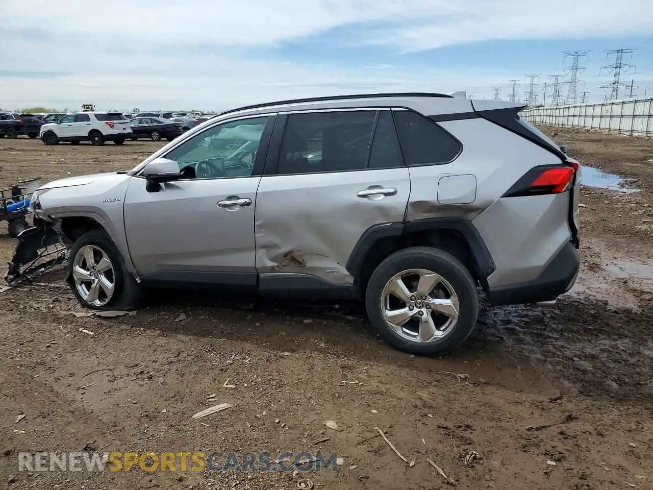 2 Photograph of a damaged car 2T3D6RFVXMW020507 TOYOTA RAV4 2021