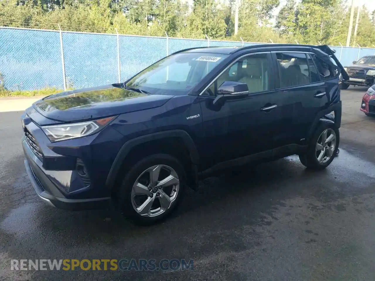 1 Photograph of a damaged car 2T3DWRFV2MW120309 TOYOTA RAV4 2021