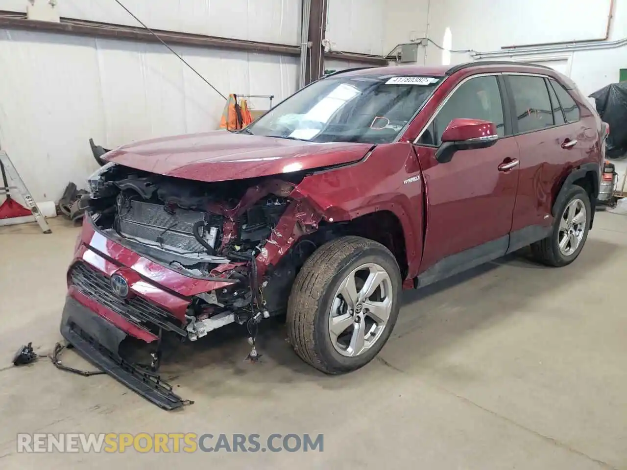 2 Photograph of a damaged car 2T3DWRFV5MW123561 TOYOTA RAV4 2021