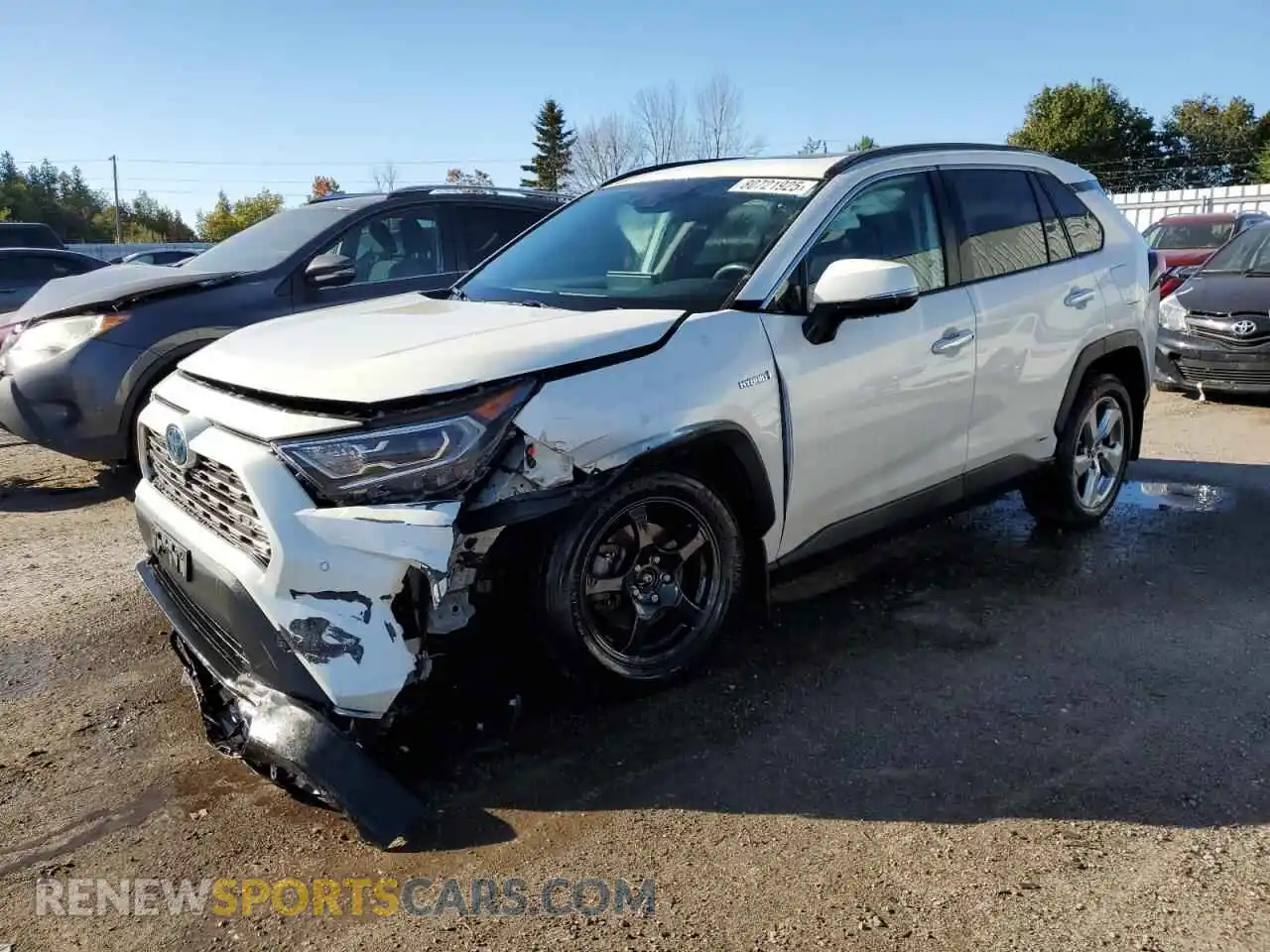 1 Photograph of a damaged car 2T3DWRFV6MW125657 TOYOTA RAV4 2021