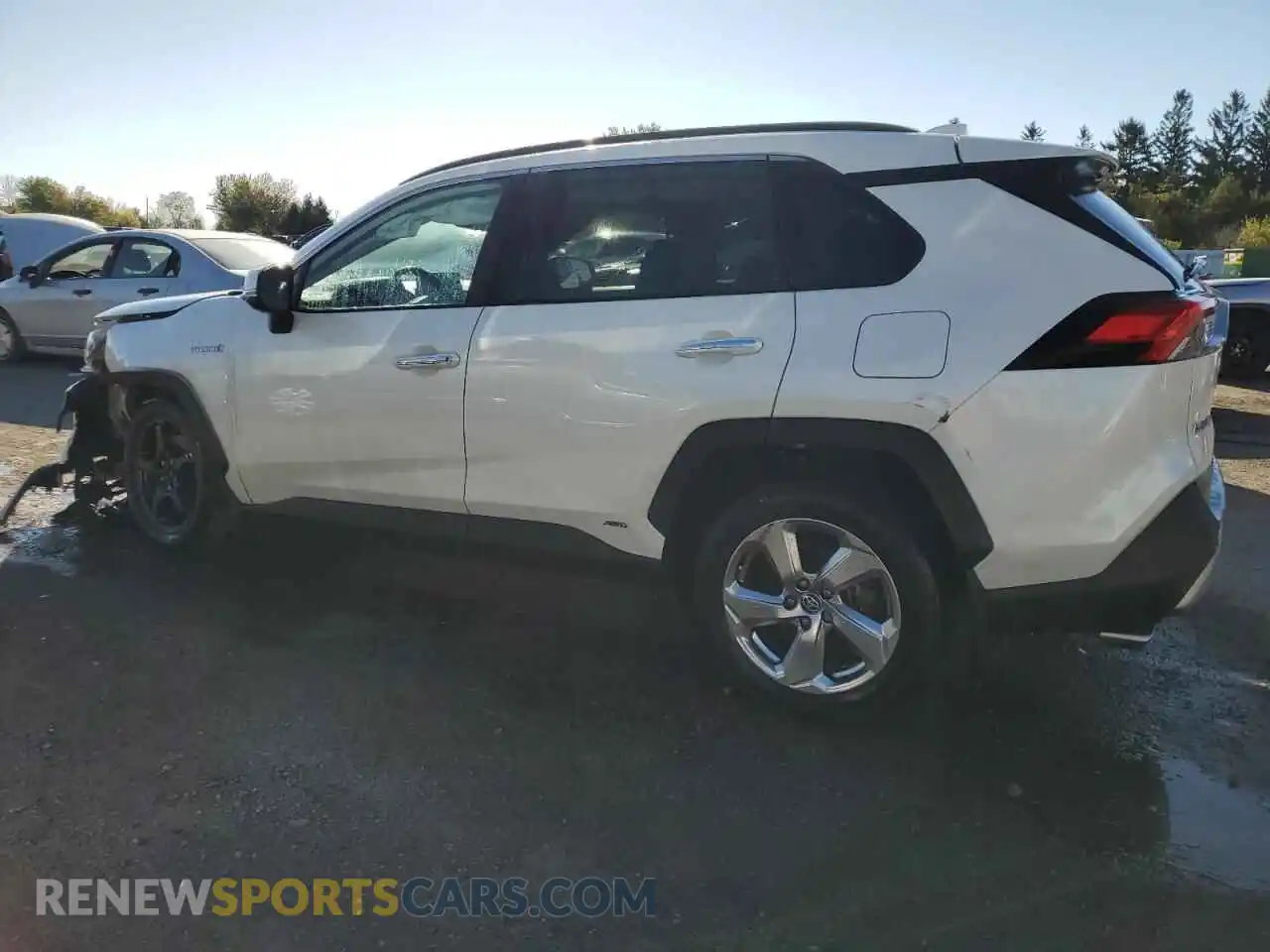 2 Photograph of a damaged car 2T3DWRFV6MW125657 TOYOTA RAV4 2021