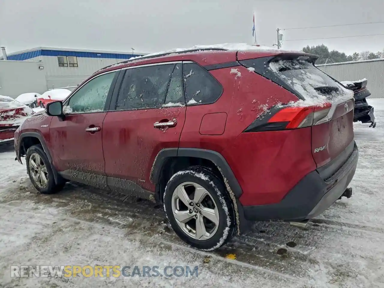 2 Photograph of a damaged car 2T3DWRFV8MW119990 TOYOTA RAV4 2021