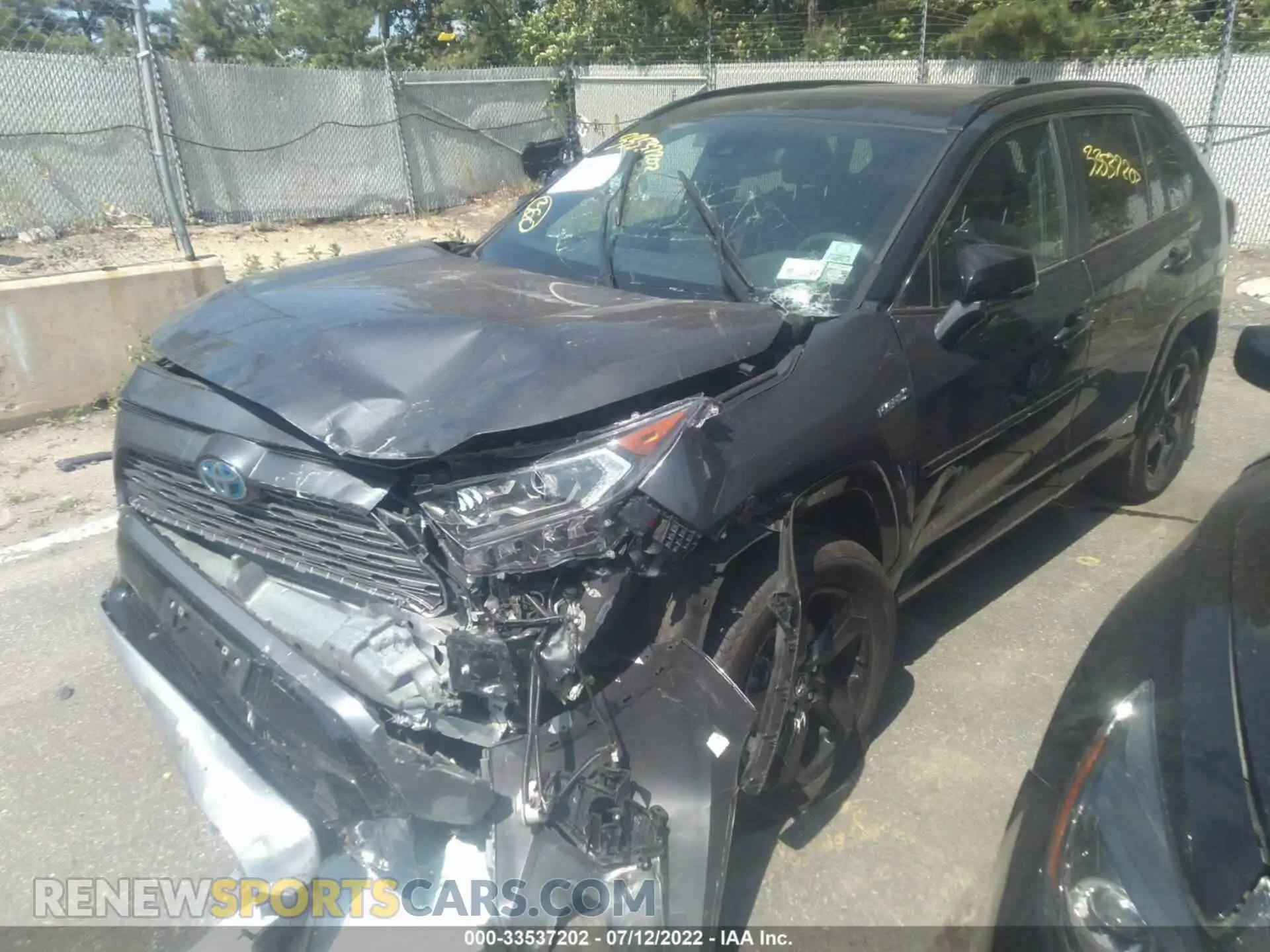 2 Photograph of a damaged car 2T3E6RFV0MW003302 TOYOTA RAV4 2021