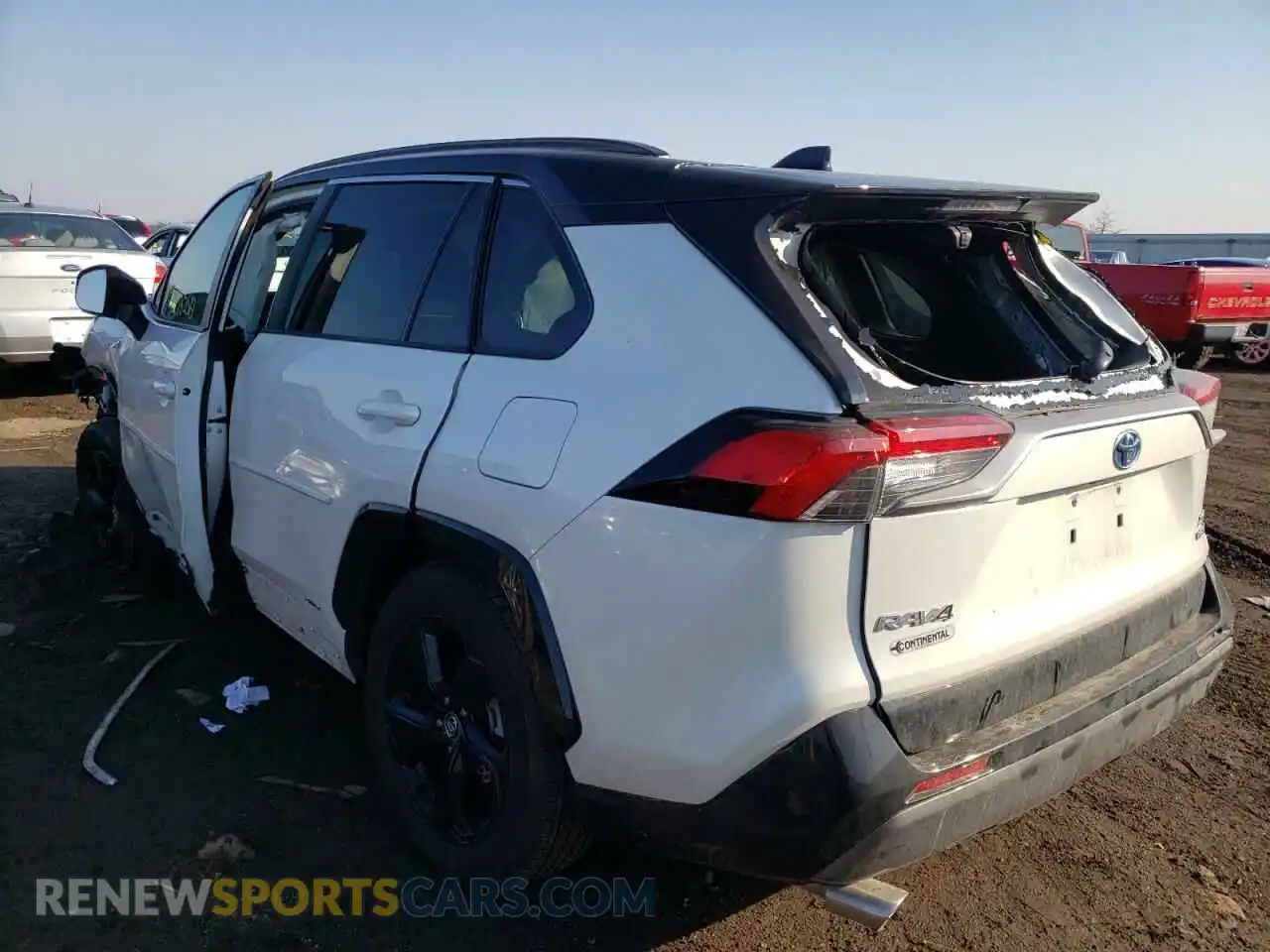 3 Photograph of a damaged car 2T3E6RFV1MW006497 TOYOTA RAV4 2021