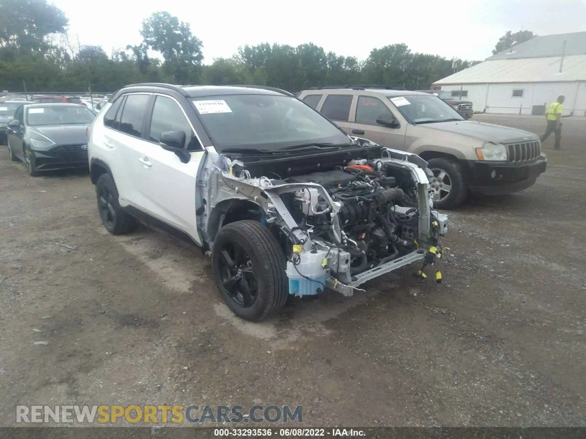 1 Photograph of a damaged car 2T3E6RFV2MW006993 TOYOTA RAV4 2021