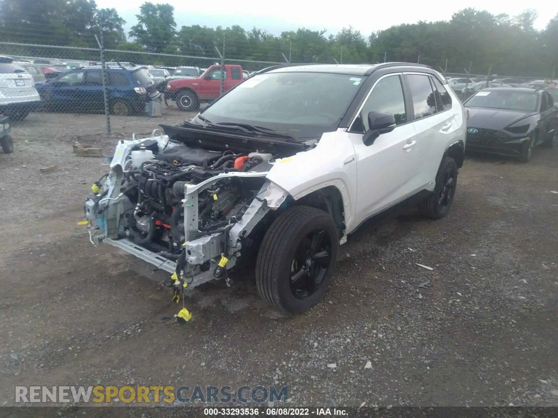 2 Photograph of a damaged car 2T3E6RFV2MW006993 TOYOTA RAV4 2021