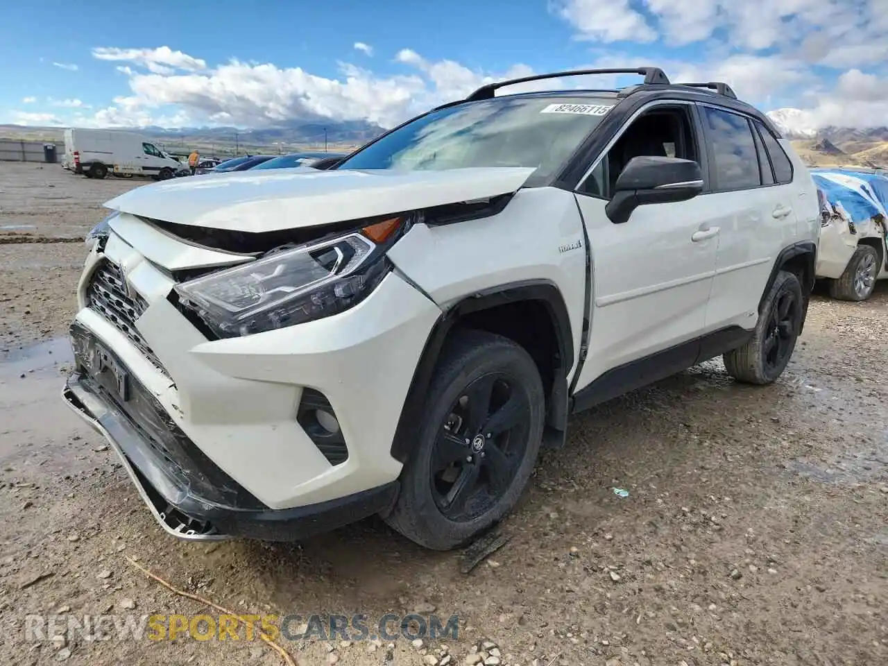 1 Фотография поврежденного автомобиля 2T3E6RFV3MW008123 TOYOTA RAV4 2021