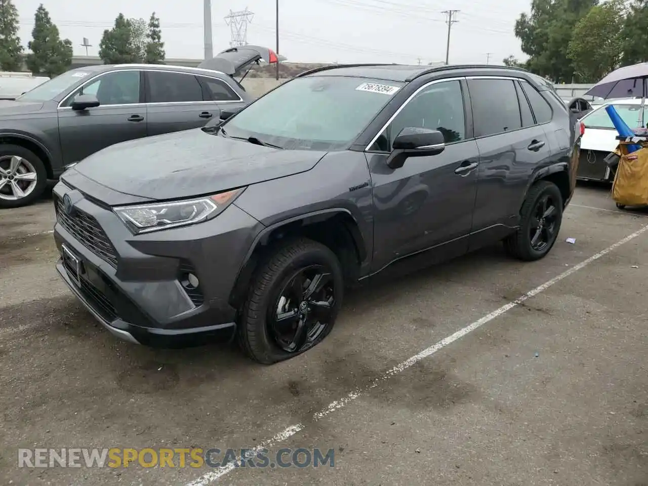 1 Photograph of a damaged car 2T3E6RFV3MW027836 TOYOTA RAV4 2021