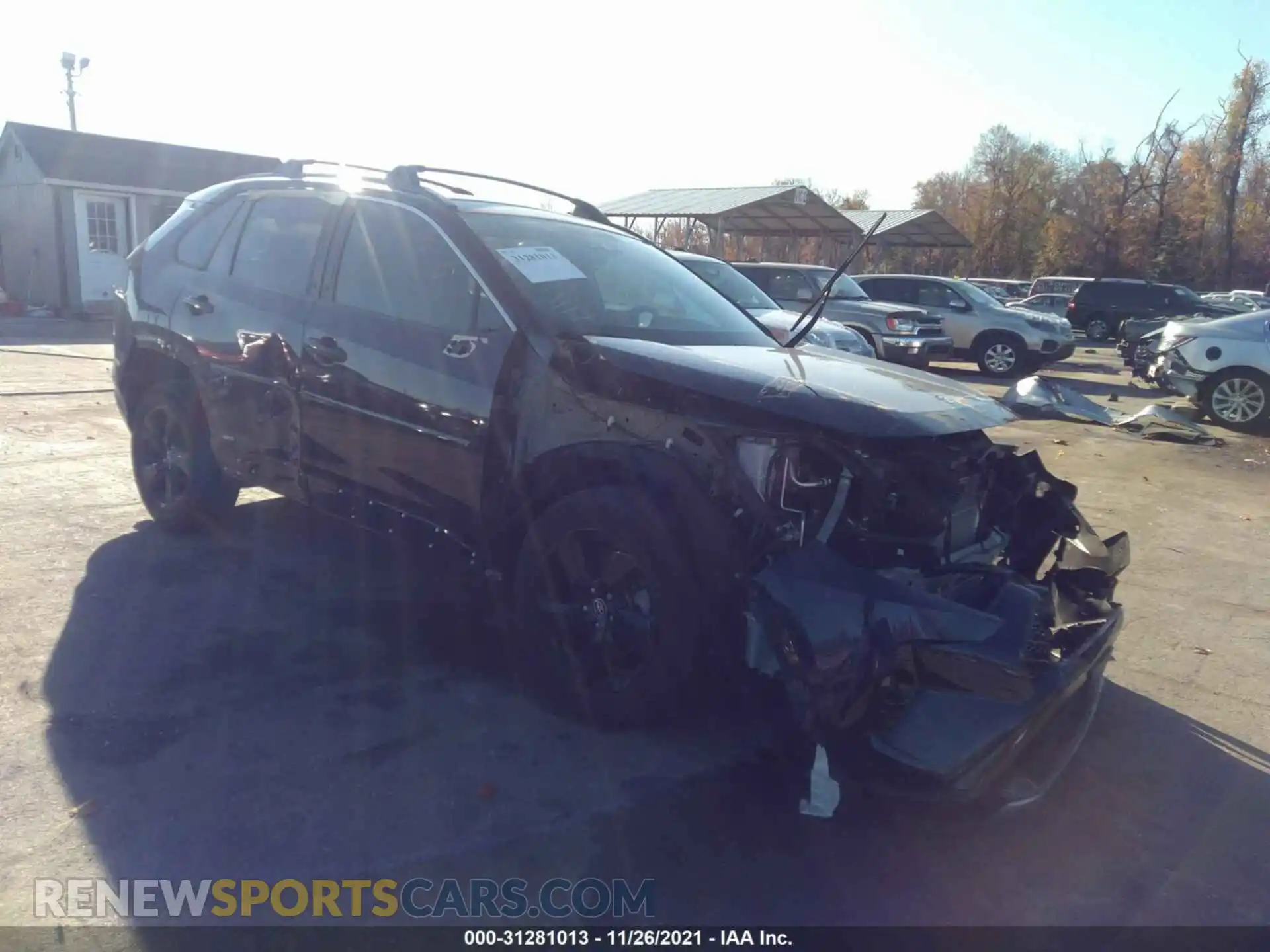 1 Photograph of a damaged car 2T3E6RFV4MW009233 TOYOTA RAV4 2021