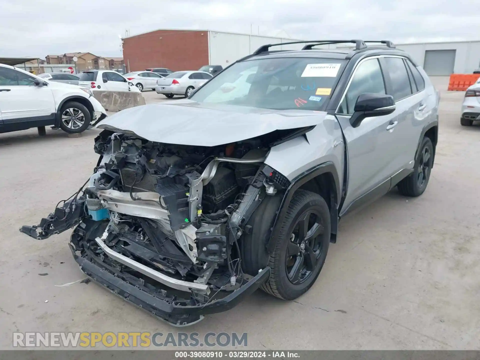 2 Photograph of a damaged car 2T3E6RFV4MW009894 TOYOTA RAV4 2021