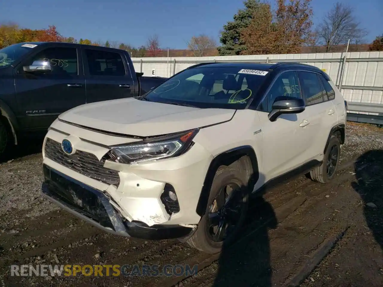 2 Photograph of a damaged car 2T3E6RFV4MW010432 TOYOTA RAV4 2021