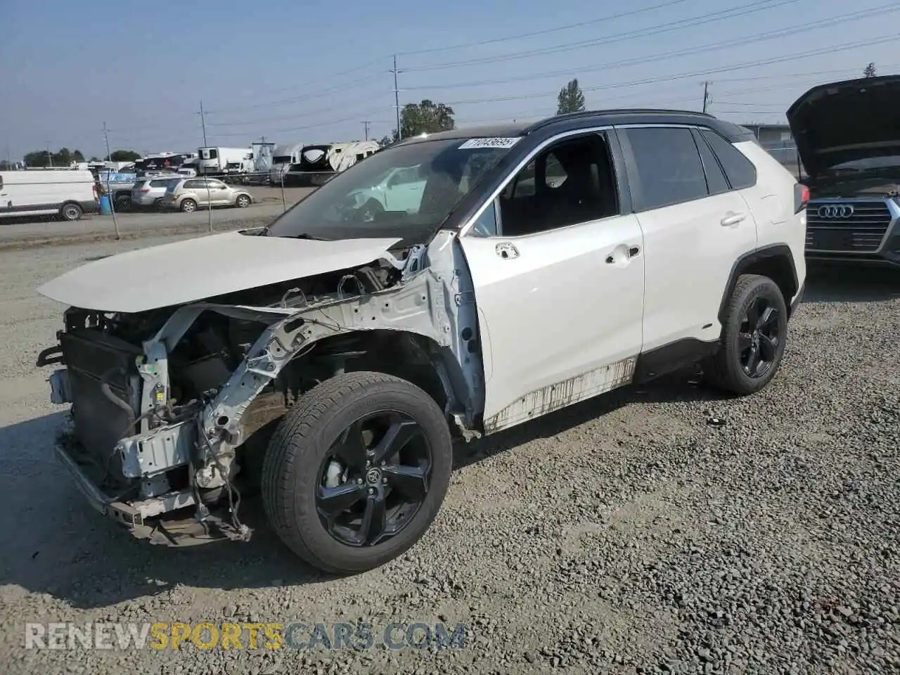 1 Photograph of a damaged car 2T3E6RFV4MW022306 TOYOTA RAV4 2021