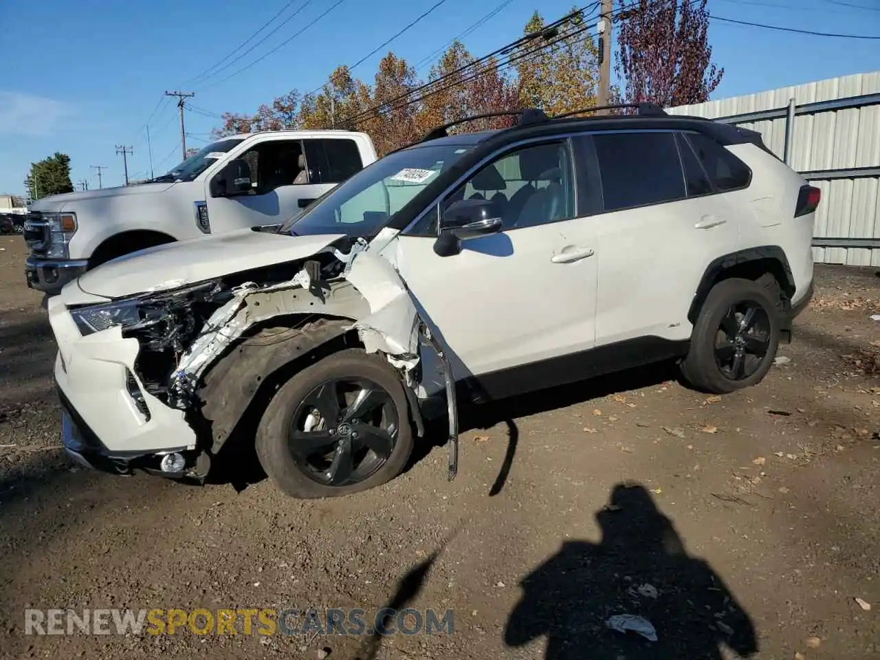 1 Photograph of a damaged car 2T3E6RFV5MW002341 TOYOTA RAV4 2021