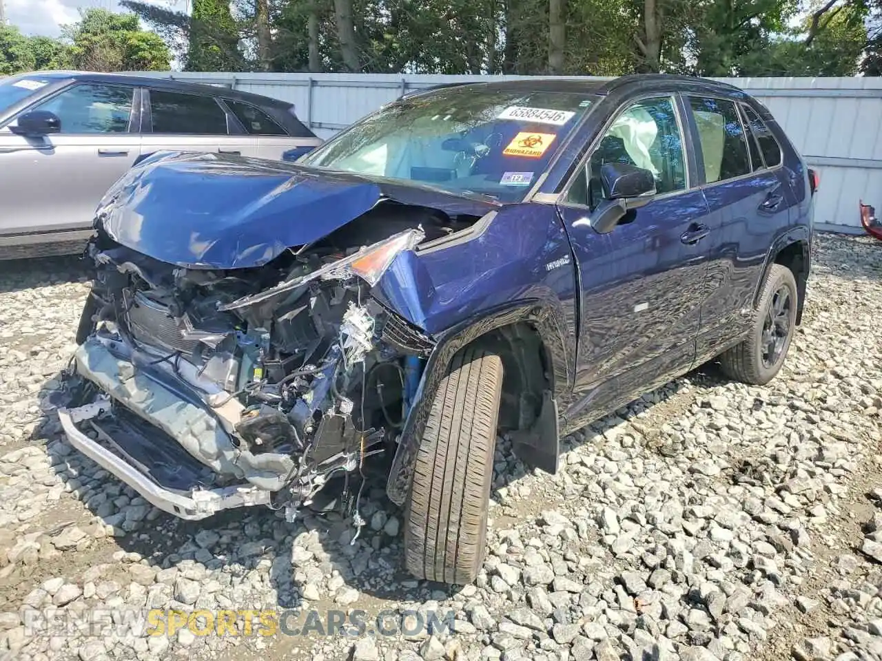 1 fotografías del automóvil dañado 2T3E6RFV5MW027658 TOYOTA RAV4 2021