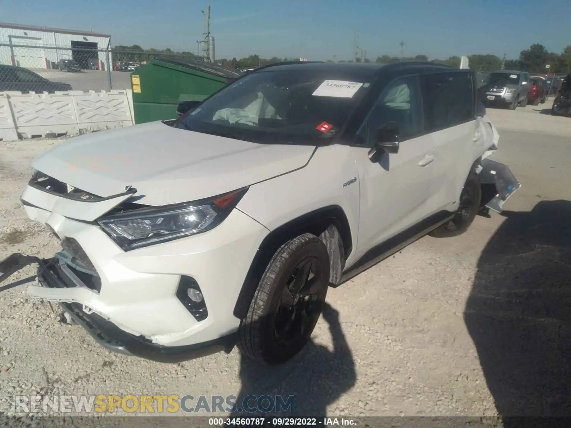 2 Фотография поврежденного автомобиля 2T3E6RFV6MW016457 TOYOTA RAV4 2021