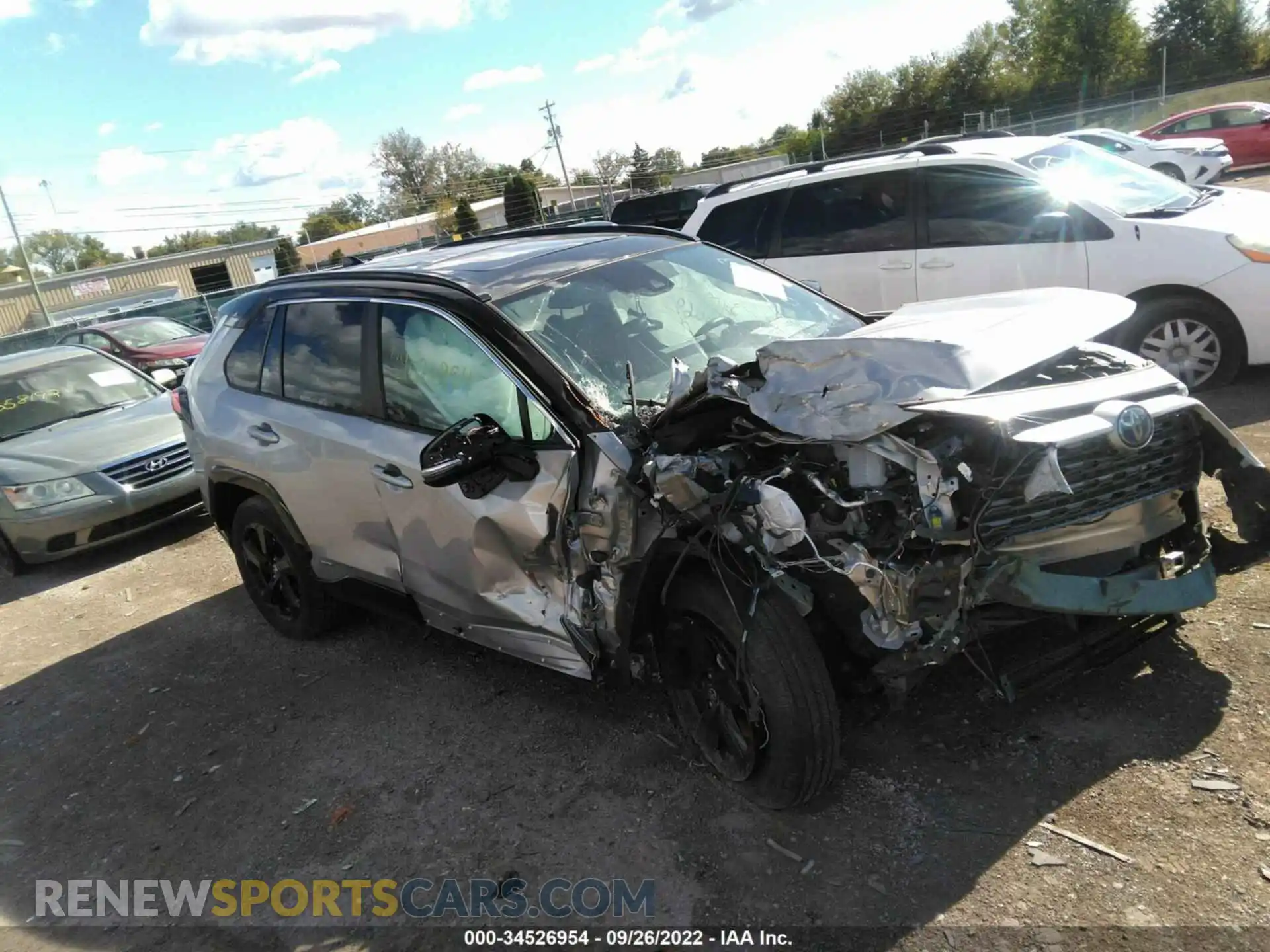 1 Фотография поврежденного автомобиля 2T3E6RFV6MW024753 TOYOTA RAV4 2021