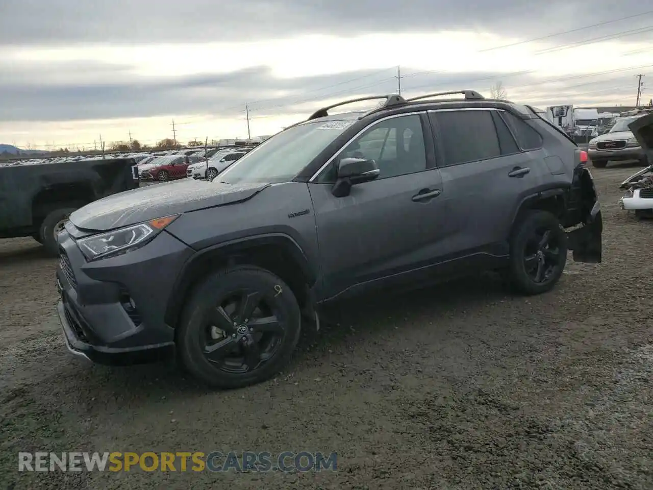 1 fotografías del automóvil dañado 2T3E6RFV8MW009381 TOYOTA RAV4 2021