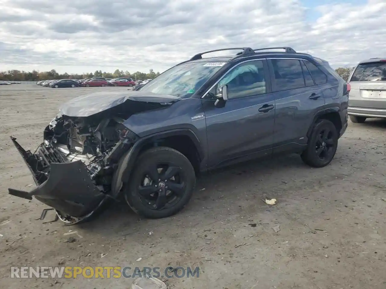 1 Photograph of a damaged car 2T3E6RFV8MW014080 TOYOTA RAV4 2021