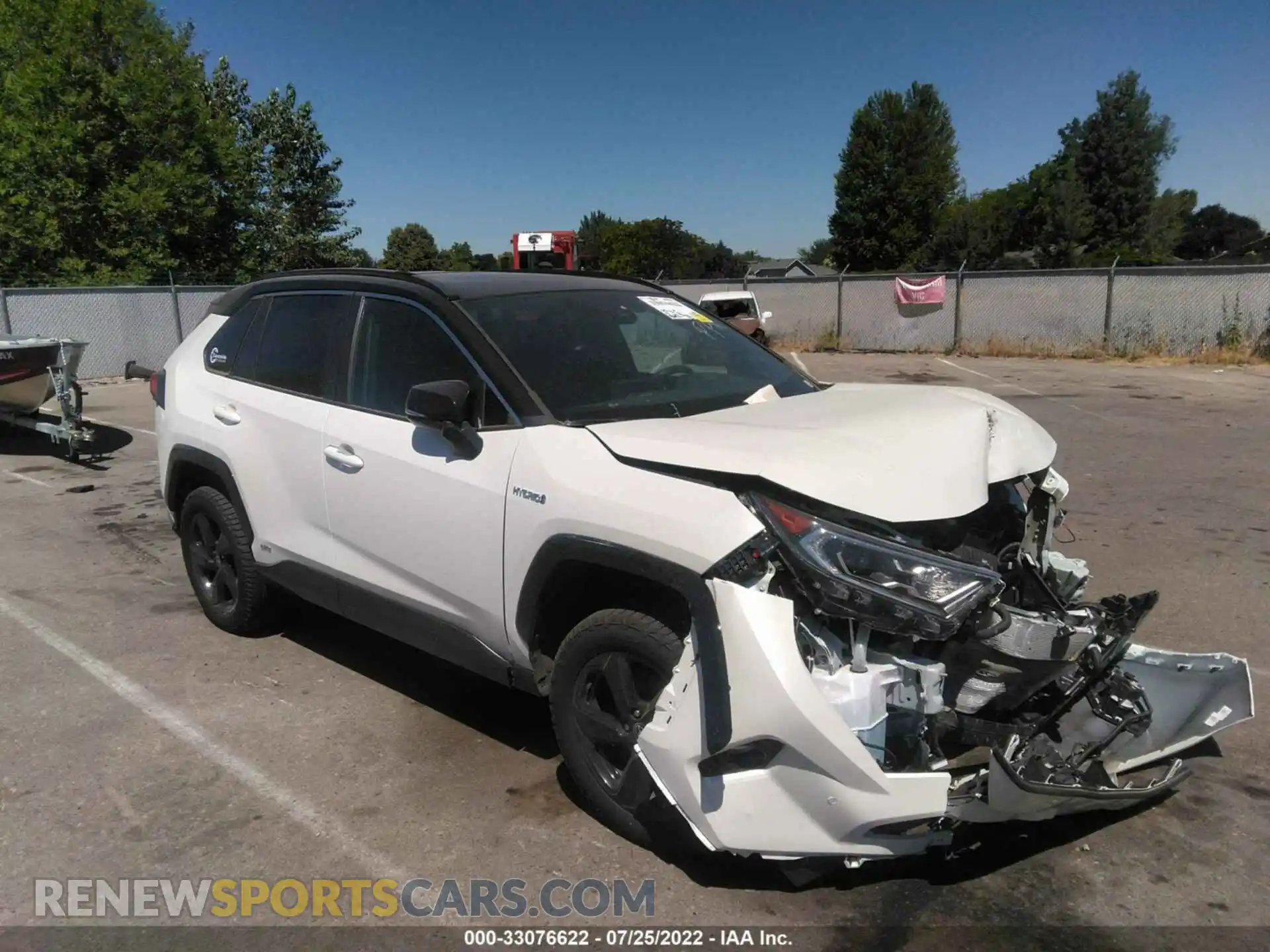 1 Photograph of a damaged car 2T3E6RFV8MW014760 TOYOTA RAV4 2021