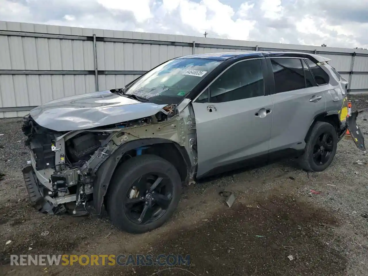 1 Photograph of a damaged car 2T3E6RFV8MW018615 TOYOTA RAV4 2021