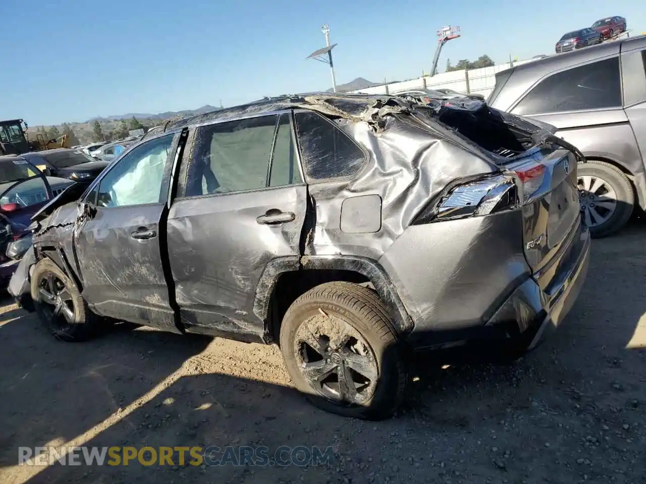 2 Photograph of a damaged car 2T3E6RFV8MW019750 TOYOTA RAV4 2021