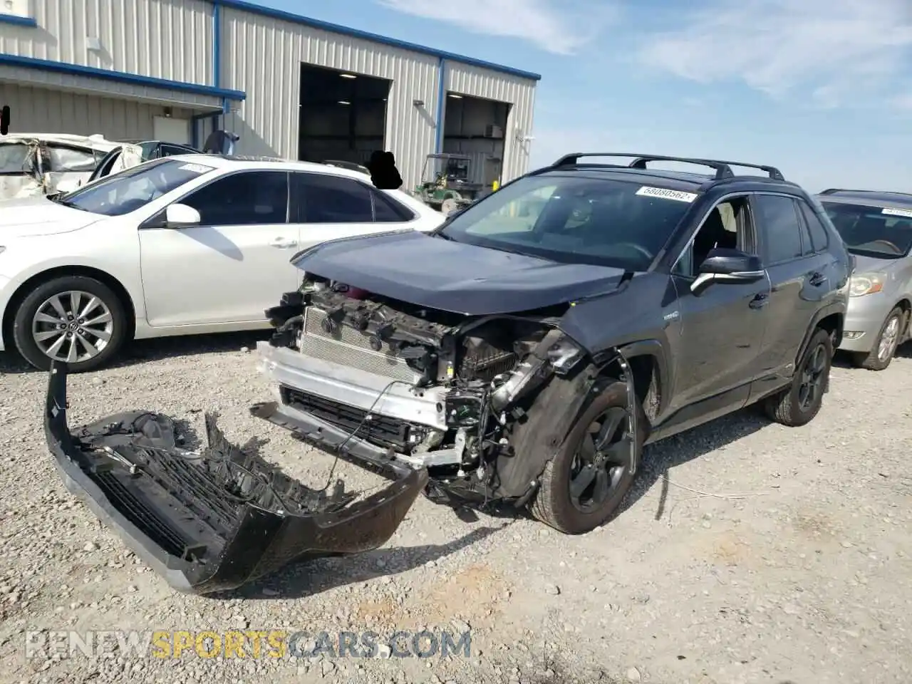 2 Фотография поврежденного автомобиля 2T3E6RFV8MW024155 TOYOTA RAV4 2021