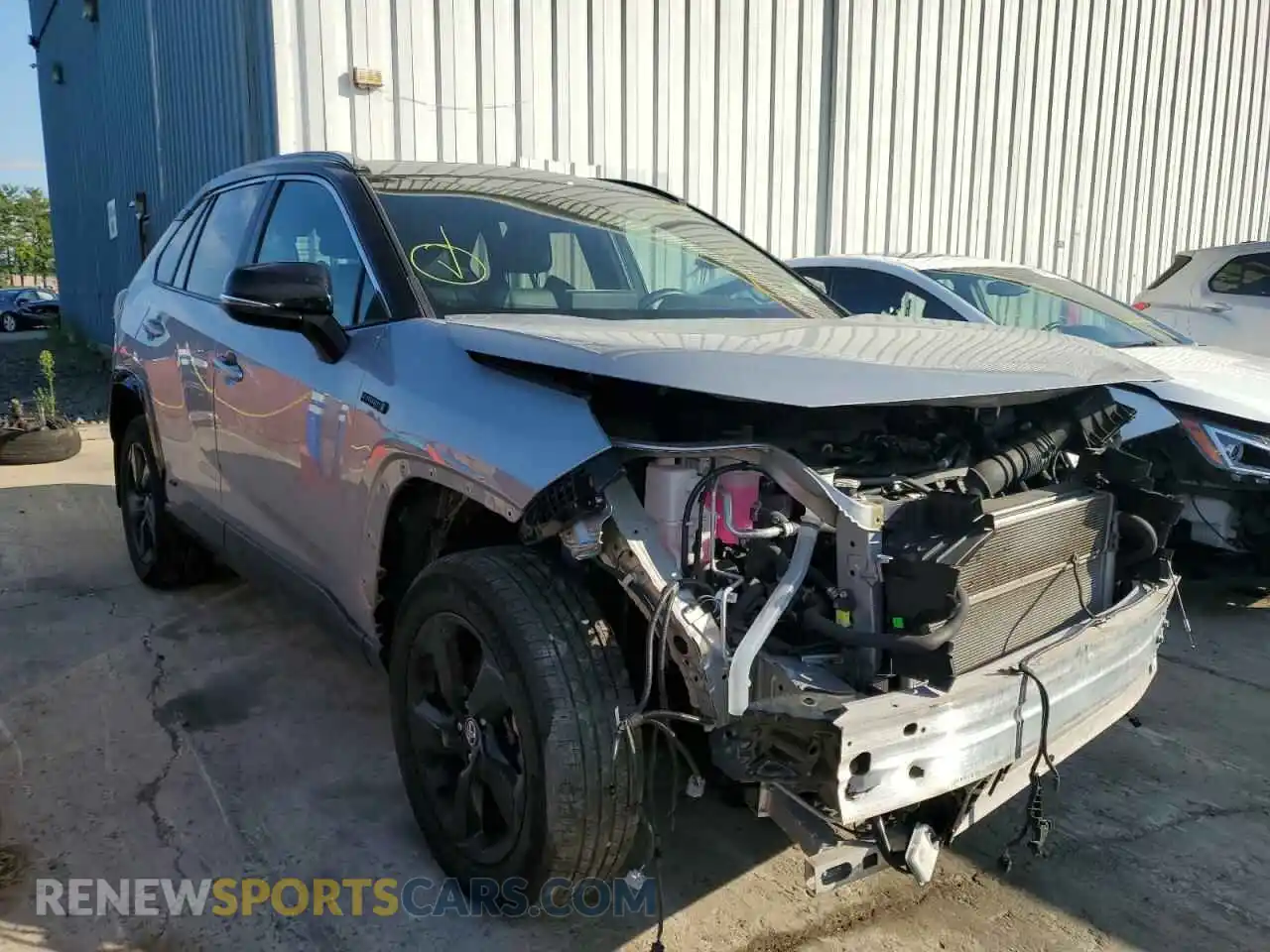 1 Photograph of a damaged car 2T3E6RFV9MW009499 TOYOTA RAV4 2021
