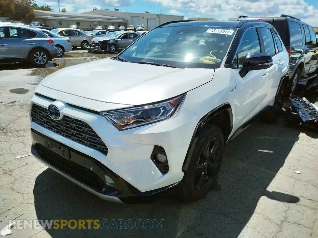 2 Фотография поврежденного автомобиля 2T3E6RFV9MW010992 TOYOTA RAV4 2021