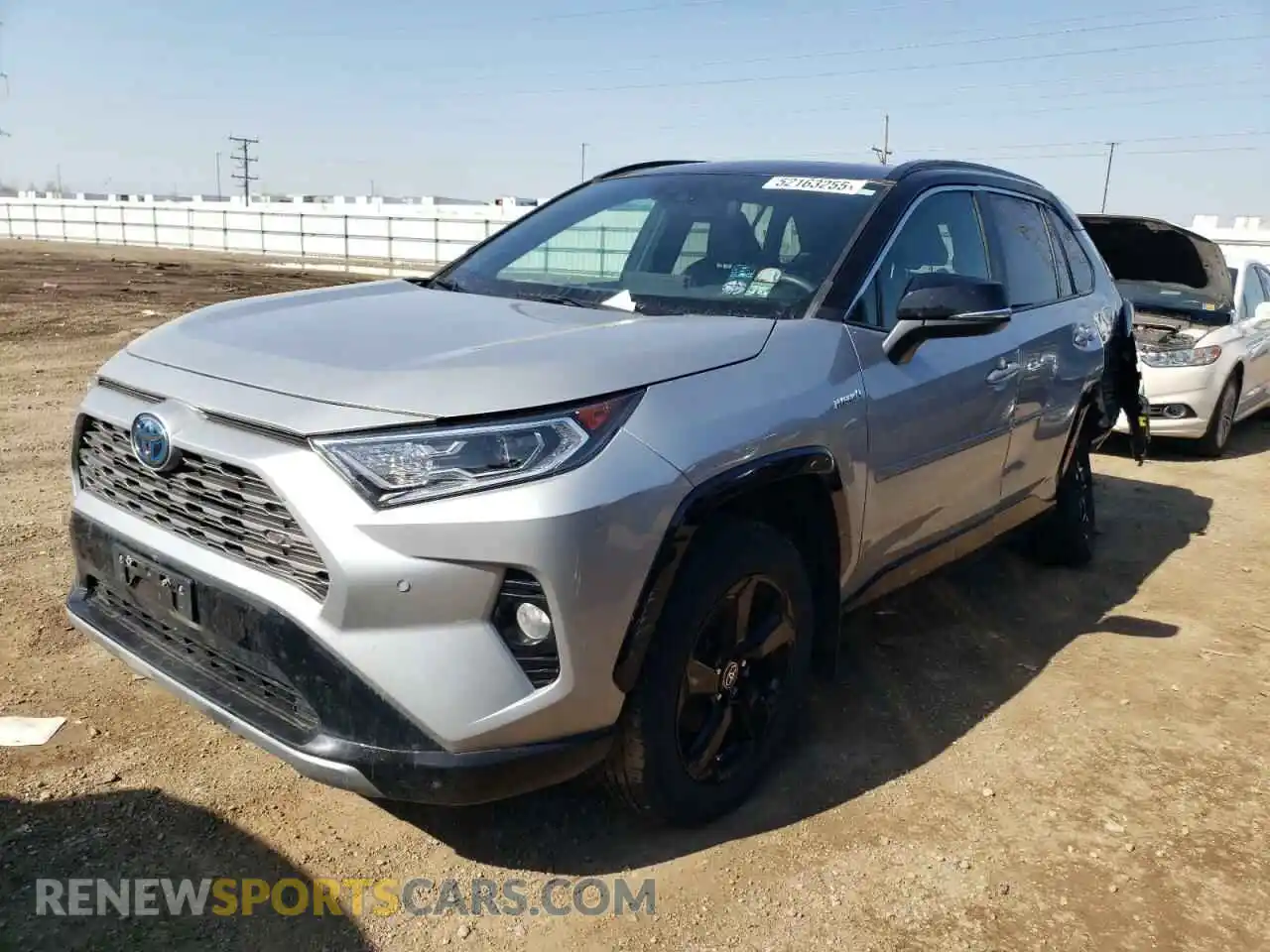 1 Photograph of a damaged car 2T3E6RFV9MW013200 TOYOTA RAV4 2021