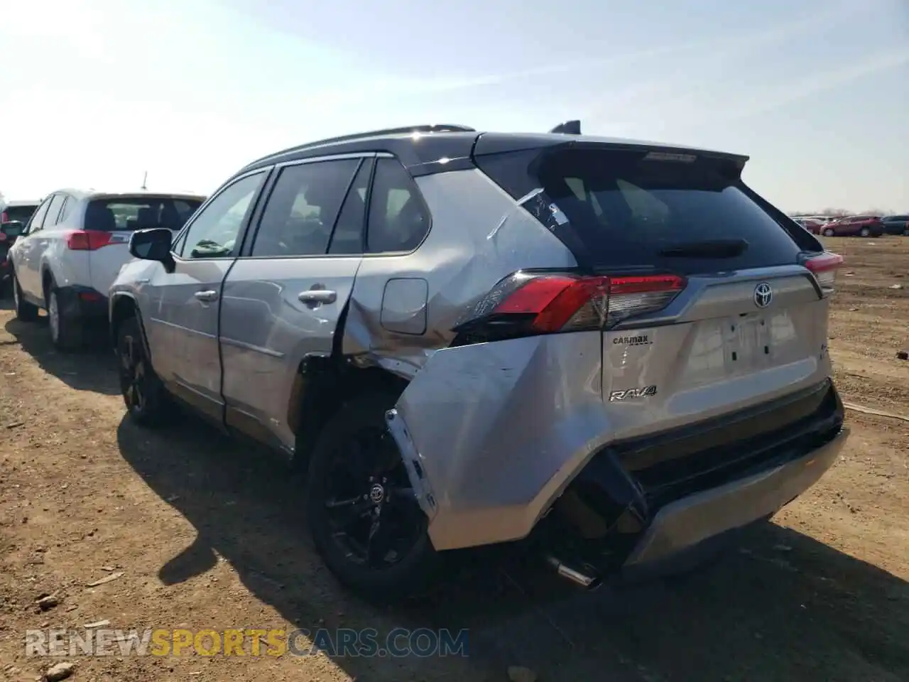 2 Photograph of a damaged car 2T3E6RFV9MW013200 TOYOTA RAV4 2021