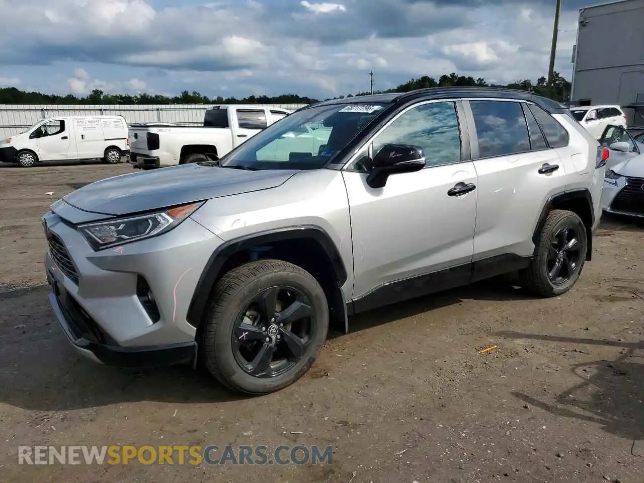 1 Фотография поврежденного автомобиля 2T3E6RFV9MW019840 TOYOTA RAV4 2021