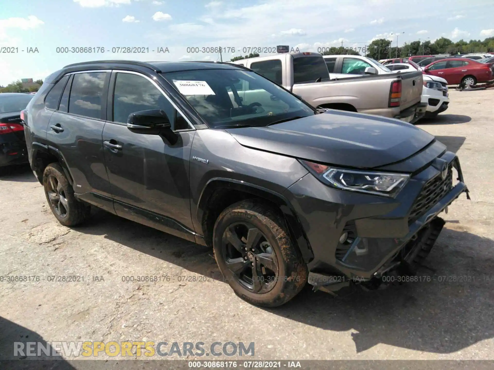 1 Photograph of a damaged car 2T3E6RFV9MW024987 TOYOTA RAV4 2021