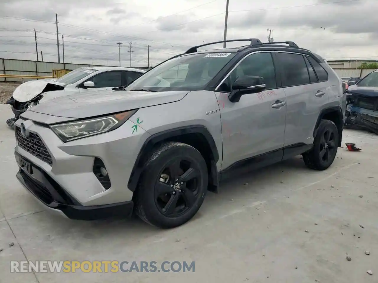 1 fotografías del automóvil dañado 2T3E6RFV9MW028005 TOYOTA RAV4 2021