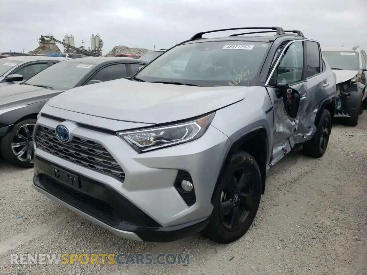 2 Photograph of a damaged car 2T3E6RFVXMW007342 TOYOTA RAV4 2021