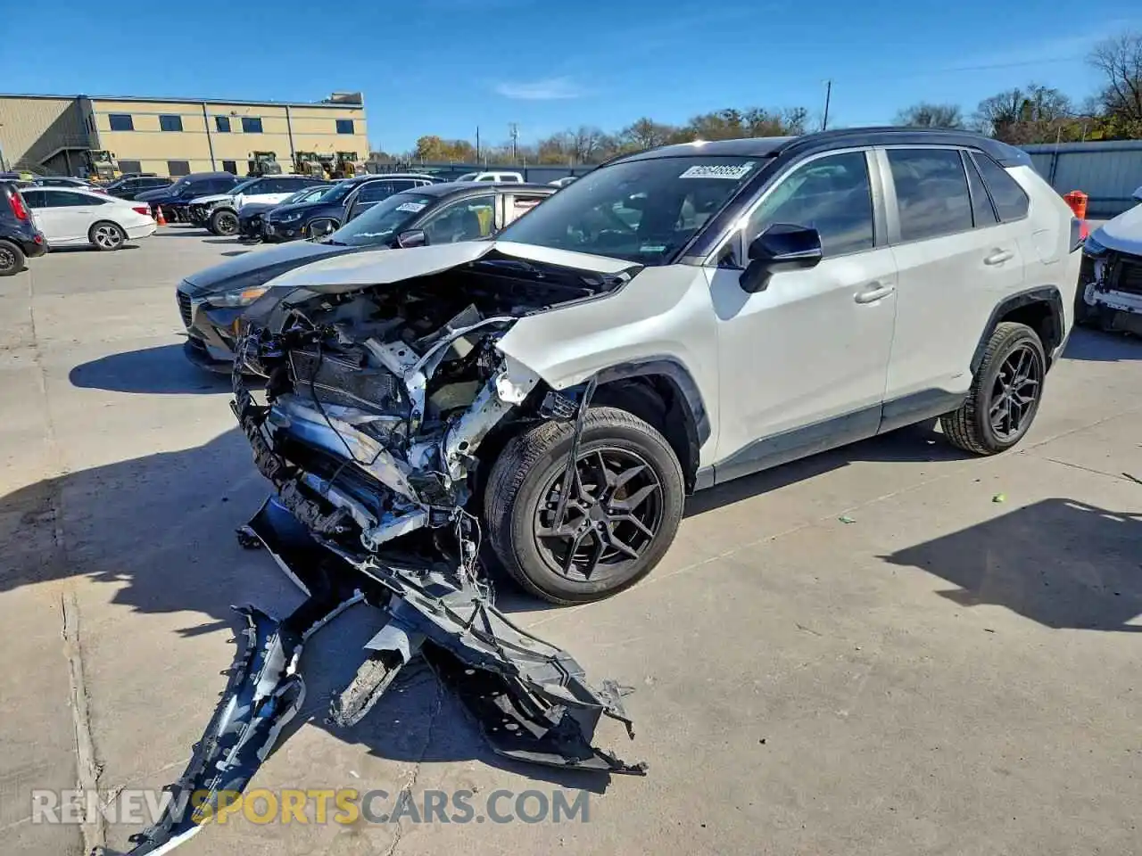 1 Photograph of a damaged car 2T3E6RFVXMW013920 TOYOTA RAV4 2021