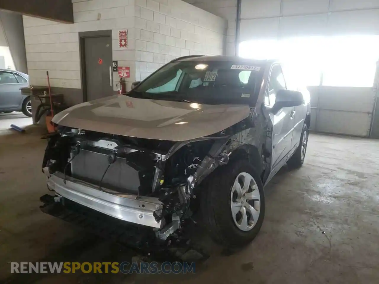 2 Photograph of a damaged car 2T3F1RFV0MC155830 TOYOTA RAV4 2021