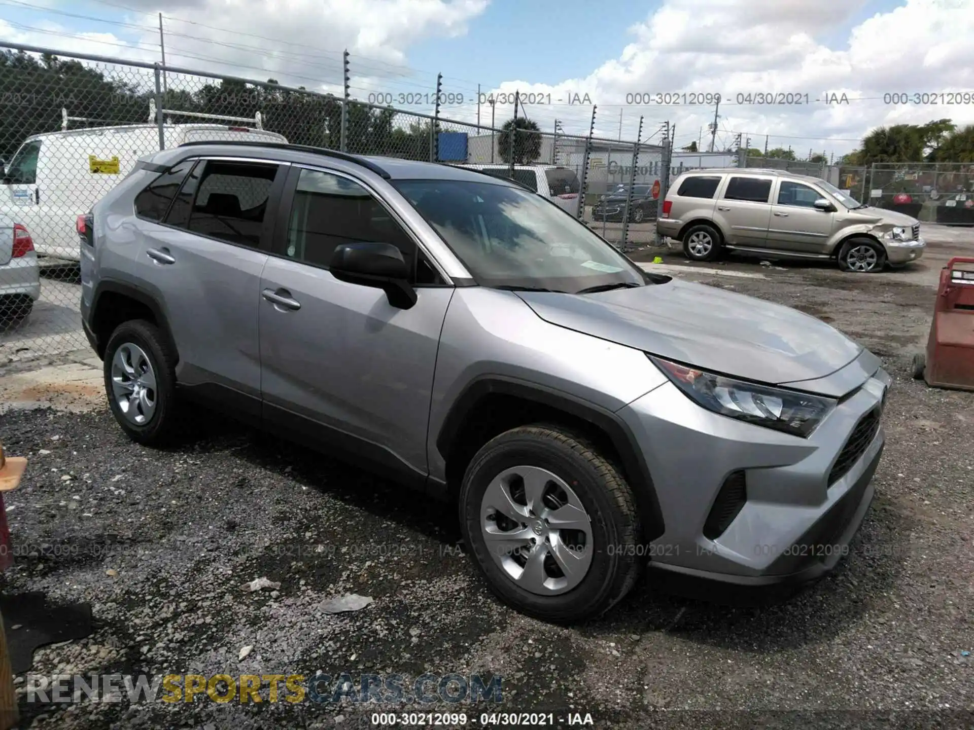 1 Photograph of a damaged car 2T3F1RFV0MW186123 TOYOTA RAV4 2021