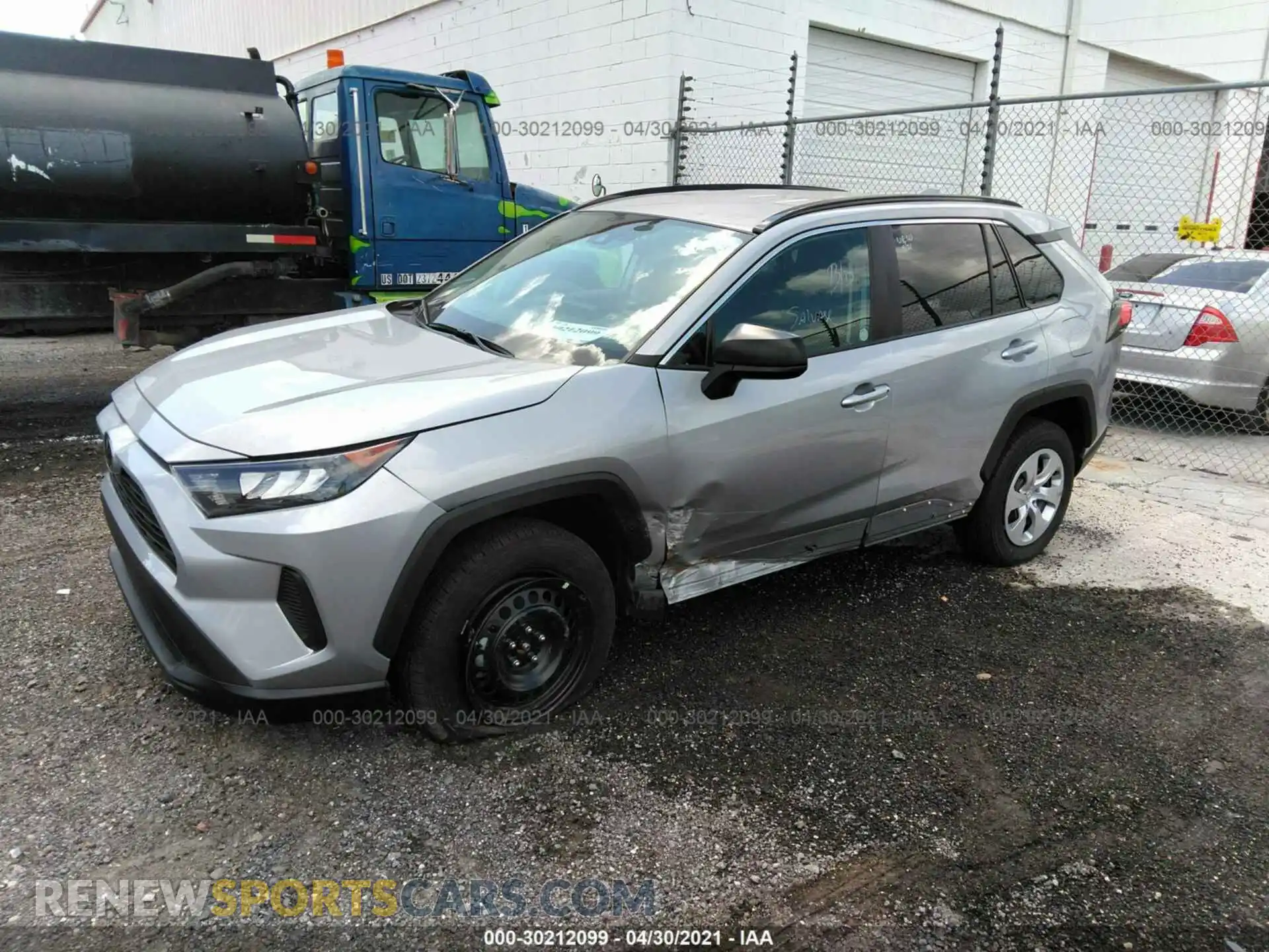 2 Photograph of a damaged car 2T3F1RFV0MW186123 TOYOTA RAV4 2021