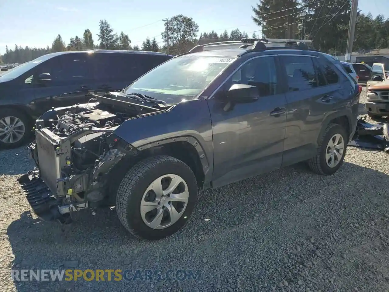 1 Photograph of a damaged car 2T3F1RFV0MW195744 TOYOTA RAV4 2021