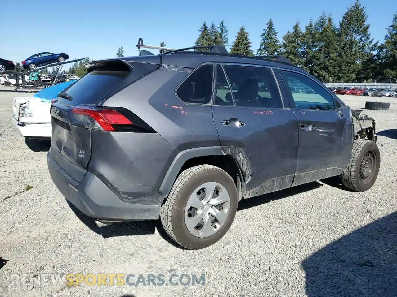 3 Photograph of a damaged car 2T3F1RFV0MW195744 TOYOTA RAV4 2021