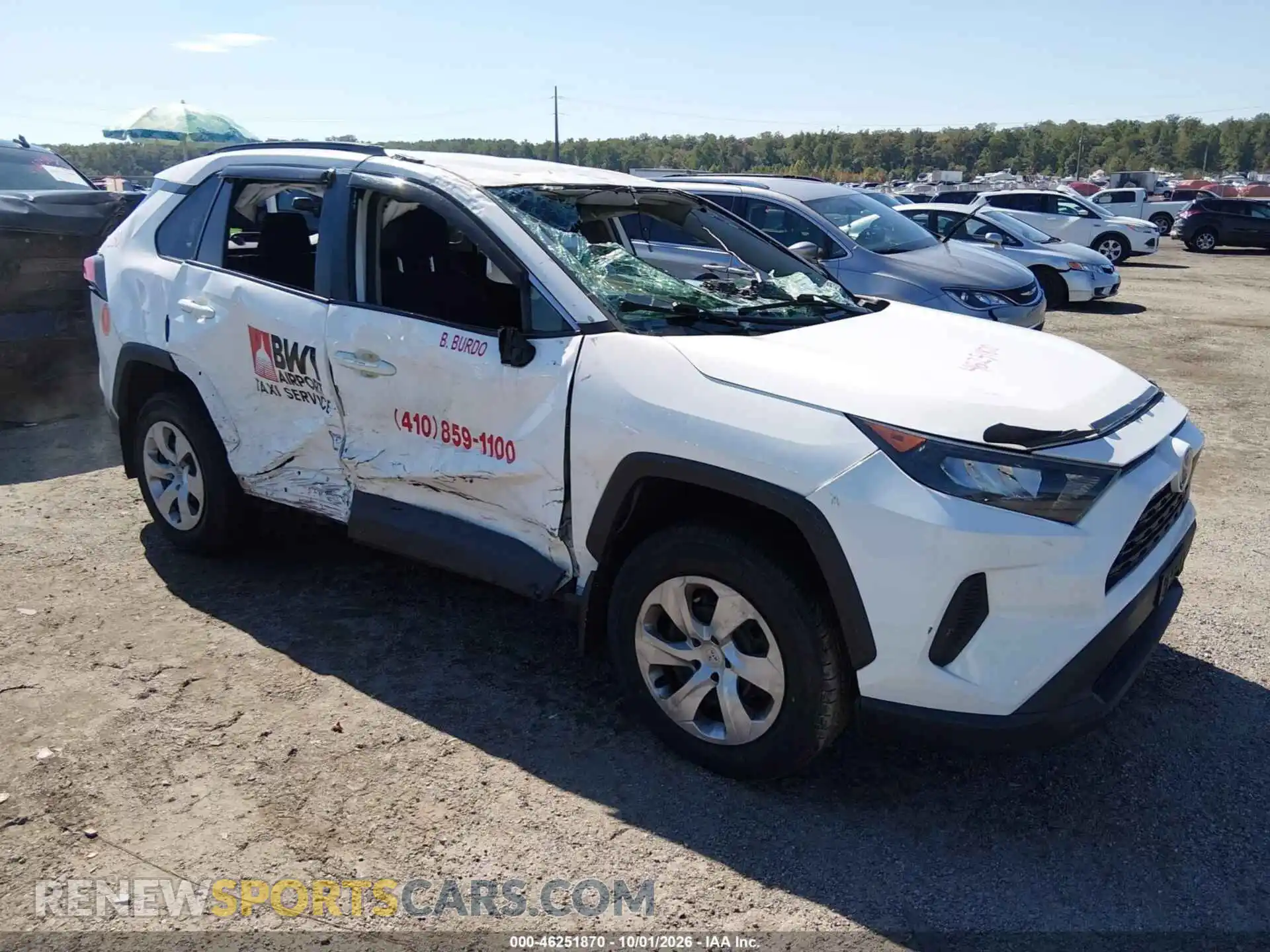 1 Photograph of a damaged car 2T3F1RFV1MC221155 TOYOTA RAV4 2021