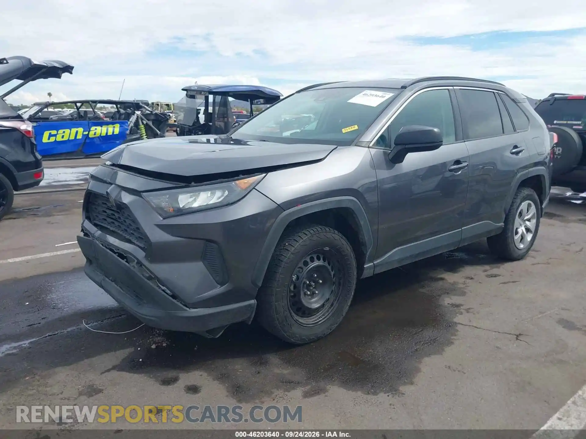 2 fotografías del automóvil dañado 2T3F1RFV1MC245908 TOYOTA RAV4 2021