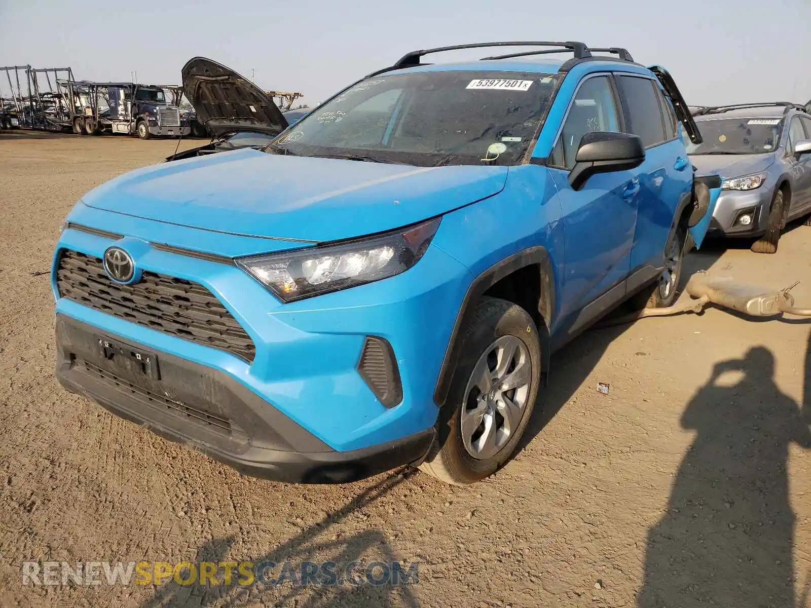 2 Photograph of a damaged car 2T3F1RFV1MW155964 TOYOTA RAV4 2021