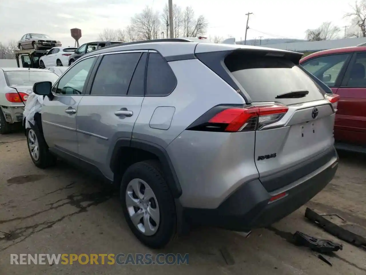 3 Photograph of a damaged car 2T3F1RFV1MW176443 TOYOTA RAV4 2021