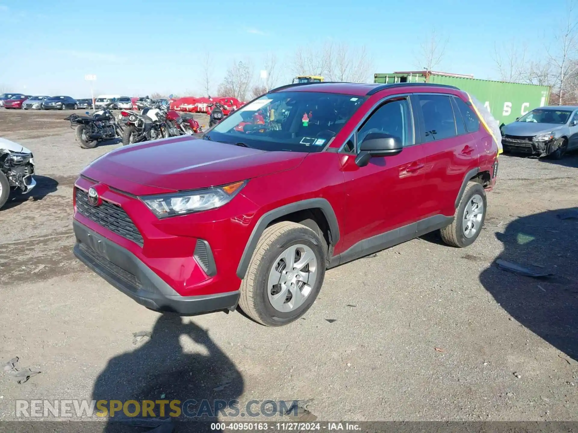 2 Photograph of a damaged car 2T3F1RFV1MW183098 TOYOTA RAV4 2021